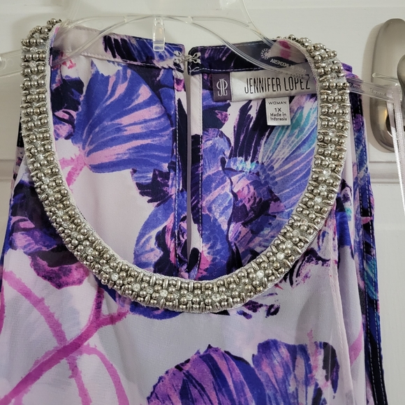 Jennifer Lopez blouse size 1x - Picture 2 of 3
